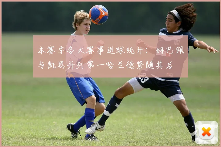本赛季各大赛事进球统计：姆巴佩与凯恩并列第一哈兰德紧随其后